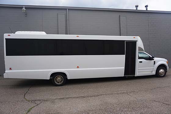 party bus tinted windows