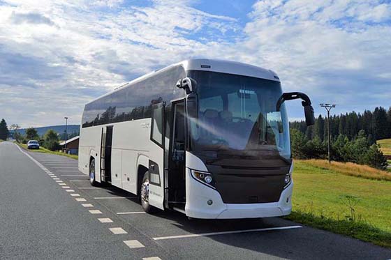 charter bus exterior