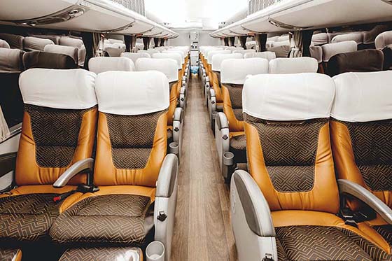 charter bus seats